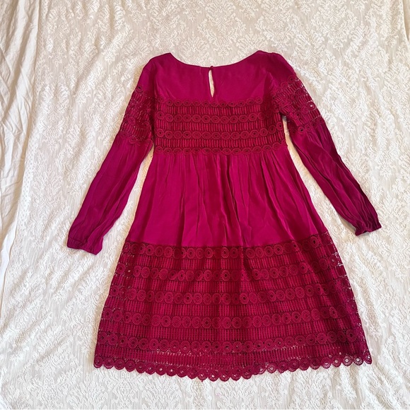 Anthropologie Floreat Aveline long sleeve lace crochet dress - Picture 9 of 10